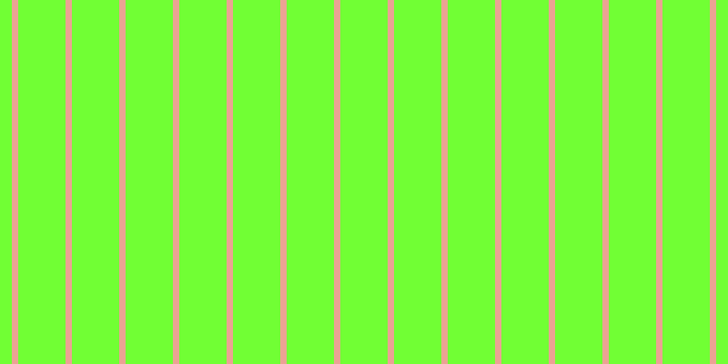 #71ff34, #eba393 vertical lines, seven pixels wide, fifty-two pixels apart