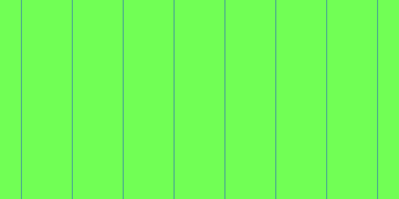 #71ff55, #46a393 vertical lines, two pixels wide, one hundred pixels apart
