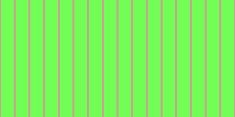 #71ff55, #caa393 vertical lines, seven pixels wide, forty-three pixels apart