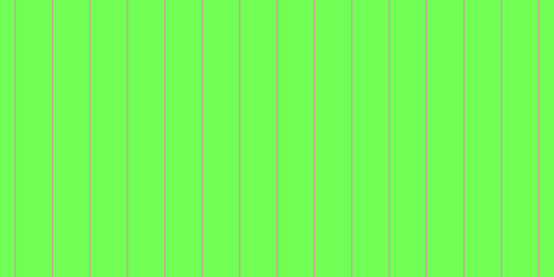 #71ff55, #caa393 vertical lines, two pixels wide, fifty-two pixels apart