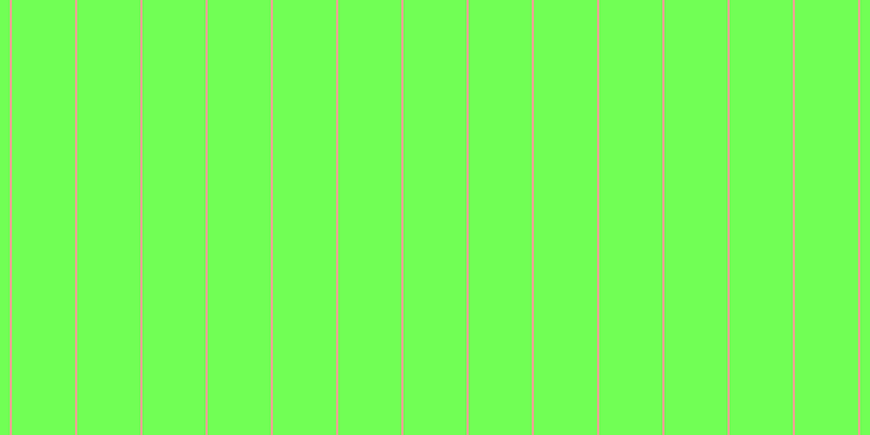 #71ff55, #eba393 vertical lines, two pixels wide, fifty-eight pixels apart