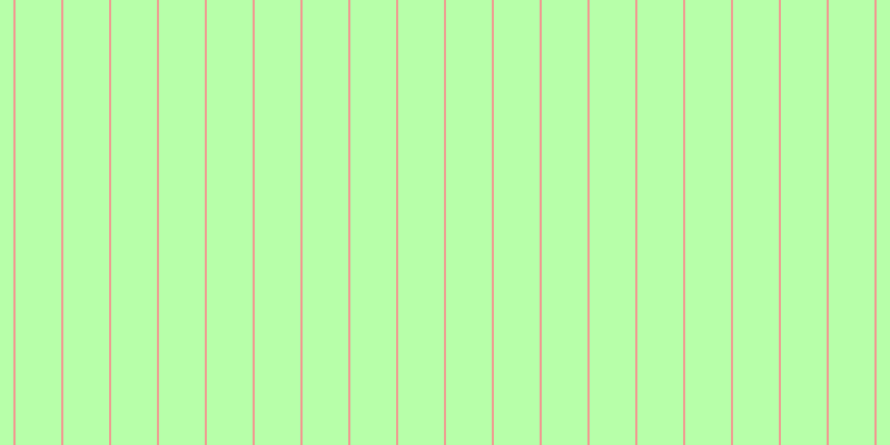 #71ff55 (50%), #eba393 vertical lines, two pixels wide, forty-one pixels apart