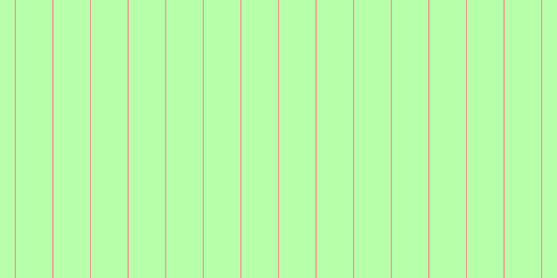 #71ff55 (50%), #eba393 vertical lines, two pixels wide, fifty-two pixels apart