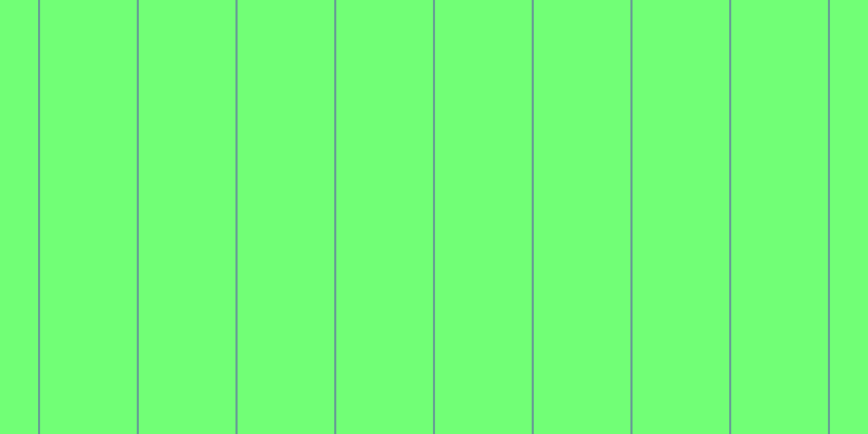 #71ff76, #67a393 vertical lines, two pixels wide, eighty-nine pixels apart