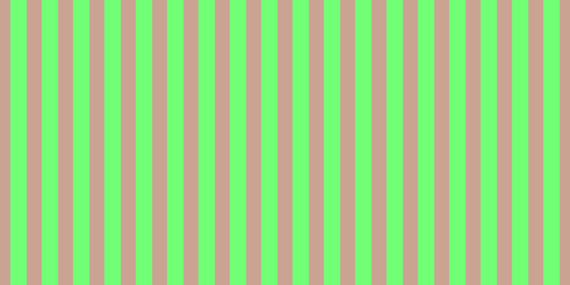 #71ff76, #caa393 vertical lines, twenty-one pixels wide, twenty-three pixels apart