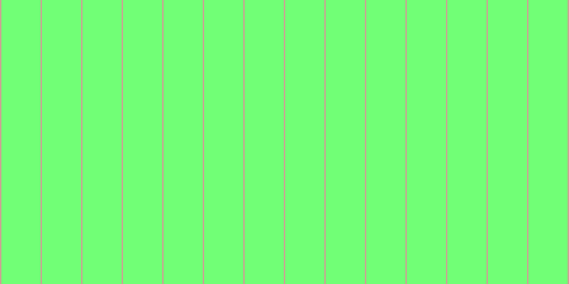 #71ff76, #caa393 vertical lines, two pixels wide, fifty-five pixels apart