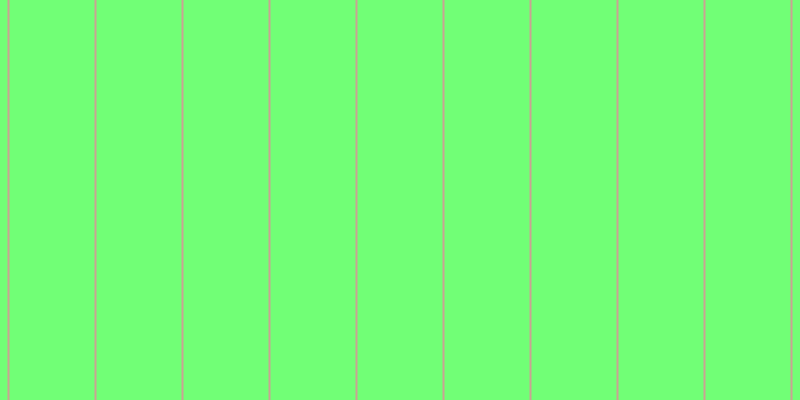 #71ff76, #caa393 vertical lines, two pixels wide, eighty-five pixels apart