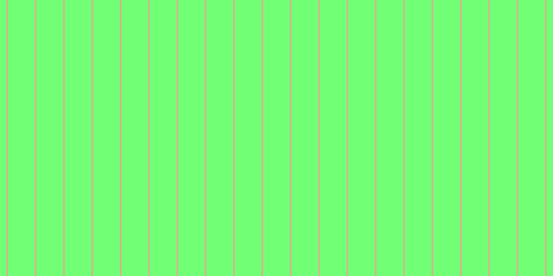 #71ff76, #eba393 vertical lines, two pixels wide, thirty-nine pixels apart