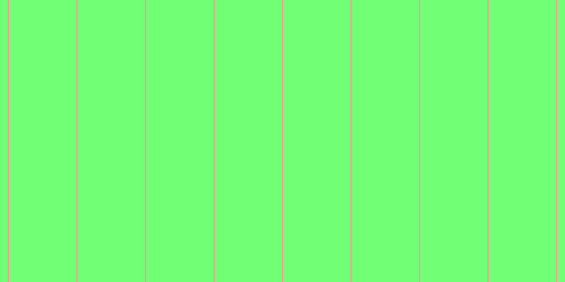 #71ff76, #eba393 vertical lines, two pixels wide, ninety-five pixels apart