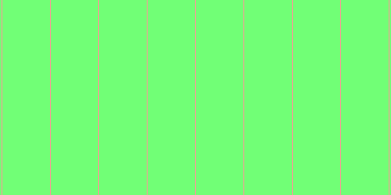 #71ff76, #eba393 vertical lines, two pixels wide, ninety-seven pixels apart