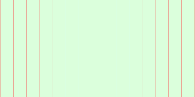 #71ff76 (25%), #eba393 vertical lines, one pixels wide, fifty-two pixels apart