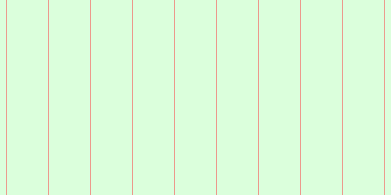 #71ff76 (25%), #eba393 vertical lines, two pixels wide, eighty-four pixels apart