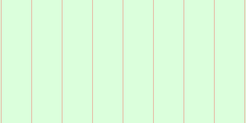 #71ff76 (25%), #eba393 vertical lines, two pixels wide, ninety-seven pixels apart