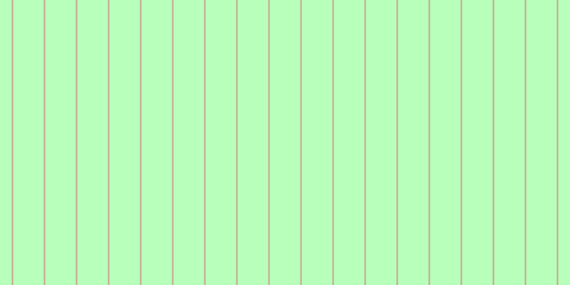 #71ff76 (50%), #caa393 vertical lines, two pixels wide, forty-three pixels apart