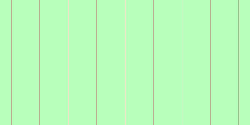 #71ff76 (50%), #caa393 vertical lines, two pixels wide, eighty-nine pixels apart
