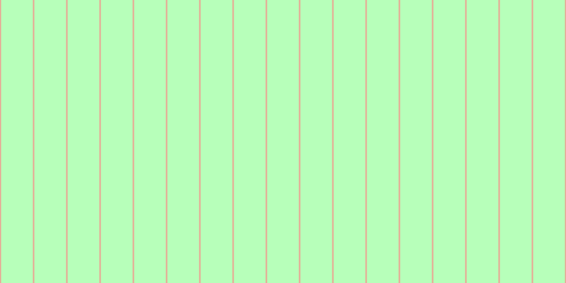 #71ff76 (50%), #eba393 vertical lines, two pixels wide, forty-five pixels apart
