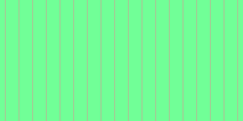 #71ff97, #caa393 vertical lines, two pixels wide, forty-three pixels apart