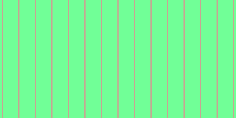 #71ff97, #caa393 vertical lines, four pixels wide, fifty-two pixels apart