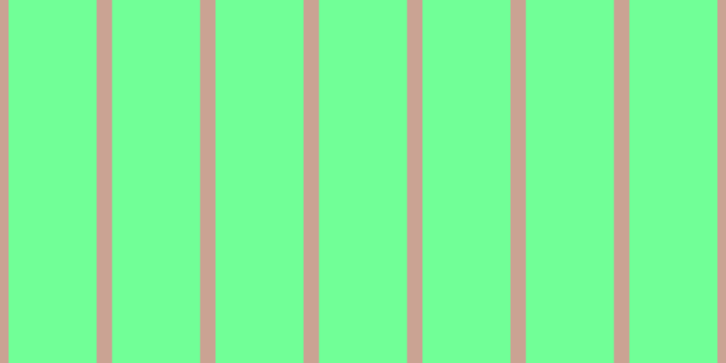 #71ff97, #caa393 vertical lines, seventeen pixels wide, ninety-seven pixels apart