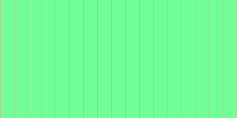 #71ff97, #eba393 vertical lines, two pixels wide, forty-five pixels apart