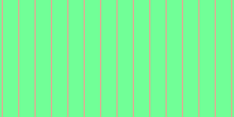 #71ff97, #eba393 vertical lines, four pixels wide, fifty-two pixels apart