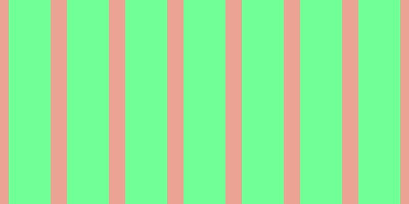 #71ff97, #eba393 vertical lines, thirty-two pixels wide, eighty-two pixels apart