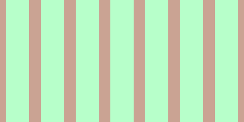 #71ff97 (50%), #caa393 vertical lines, thirty-eight pixels wide, seventy-six pixels apart