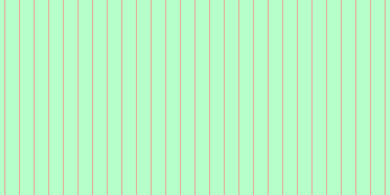 #71ff97 (50%), #eba393 vertical lines, two pixels wide, twenty-eight pixels apart