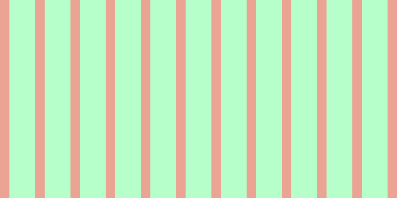 #71ff97 (50%), #eba393 vertical lines, nineteen pixels wide, fifty-two pixels apart