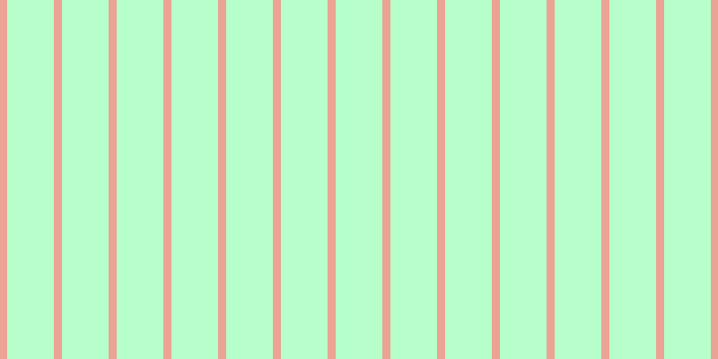 #71ff97 (50%), #eba393 vertical lines, nine pixels wide, fifty-two pixels apart