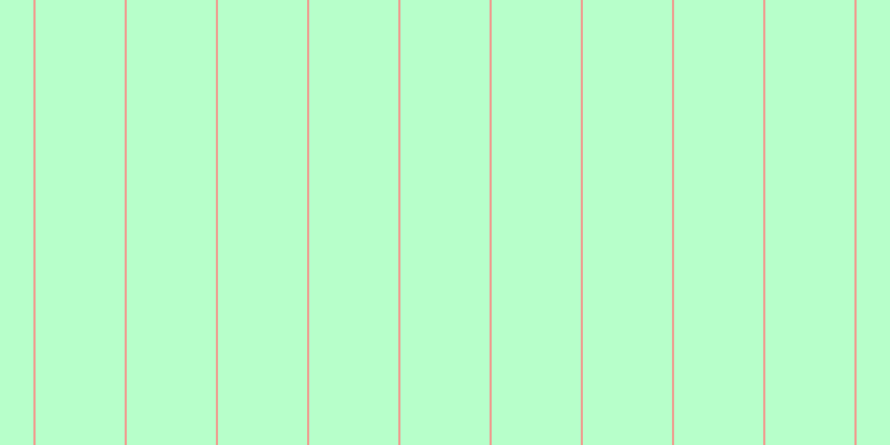 #71ff97 (50%), #eba393 vertical lines, two pixels wide, eighty pixels apart