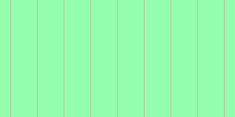 #71ff97 (75%), #caa393 vertical lines, two pixels wide, eighty-nine pixels apart