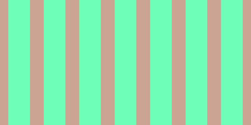 #71ffb8, #caa393 vertical lines, forty-four pixels wide, sixty-nine pixels apart