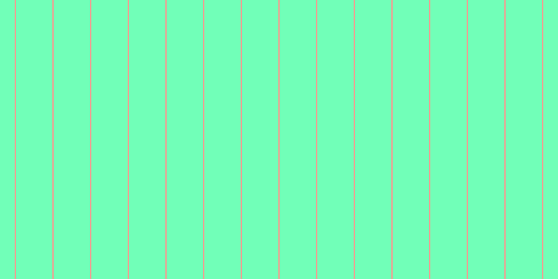 #71ffb8, #eba393 vertical lines, two pixels wide, fifty-two pixels apart