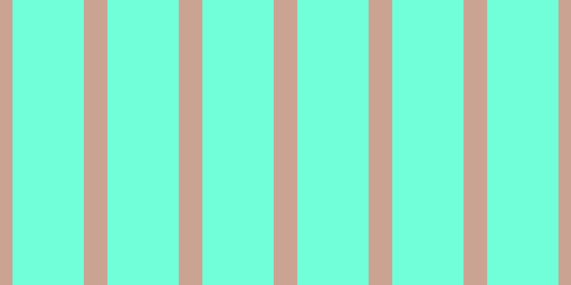 #71ffd9, #caa393 vertical lines, thirty-three pixels wide, one hundred pixels apart