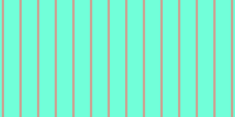#71ffd9, #caa393 vertical lines, eight pixels wide, fifty-two pixels apart