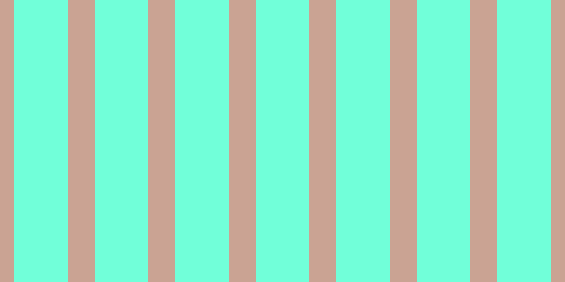 #71ffd9, #caa393 vertical lines, thirty-eight pixels wide, seventy-six pixels apart