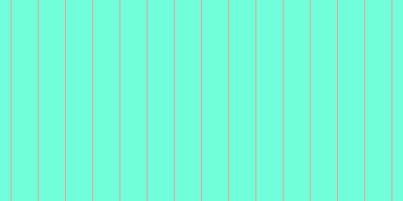 #71ffd9, #eba393 vertical lines, two pixels wide, fifty-two pixels apart