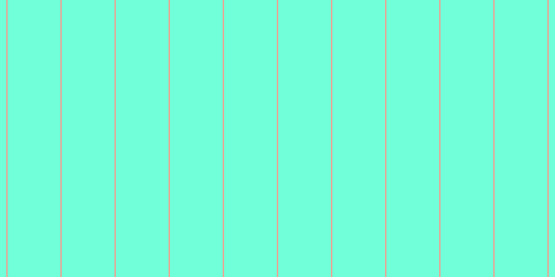 #71ffd9, #eba393 vertical lines, two pixels wide, seventy-six pixels apart