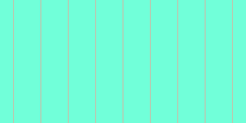 #71ffd9, #eba393 vertical lines, two pixels wide, eighty-seven pixels apart