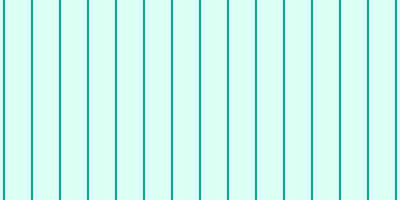 #71ffd9 (25%), #04a393 vertical lines, four pixels wide, fifty-two pixels apart