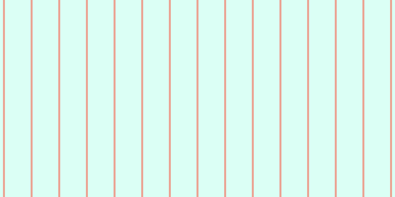#71ffd9 (25%), #eba393 vertical lines, four pixels wide, fifty-two pixels apart
