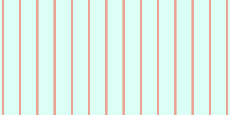 #71ffd9 (25%), #eba393 vertical lines, eight pixels wide, fifty-two pixels apart