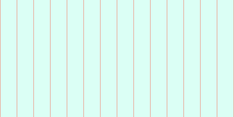 #71ffd9 (25%), #eba393 vertical lines, two pixels wide, fifty-five pixels apart