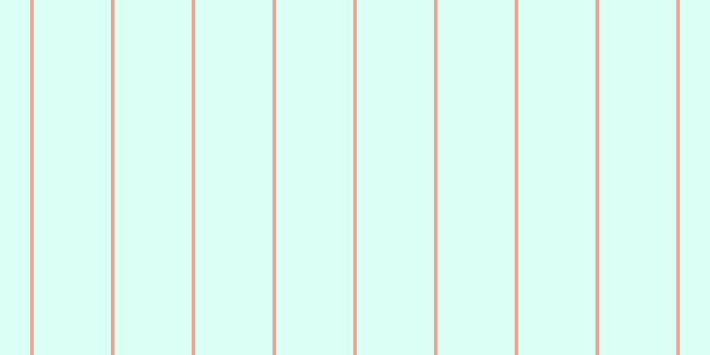 #71ffd9 (25%), #eba393 vertical lines, four pixels wide, eighty-seven pixels apart