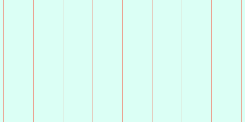 #71ffd9 (25%), #eba393 vertical lines, two pixels wide, ninety-five pixels apart