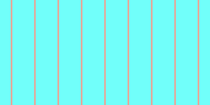 #71fffa, #eba393 vertical lines, six pixels wide, eighty-three pixels apart