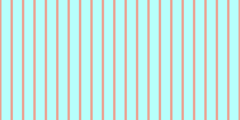 #71fffa (50%), #eba393 vertical lines, eight pixels wide, thirty pixels apart