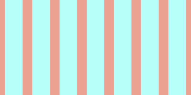 #71fffa (50%), #eba393 vertical lines, forty-one pixels wide, seventy-three pixels apart