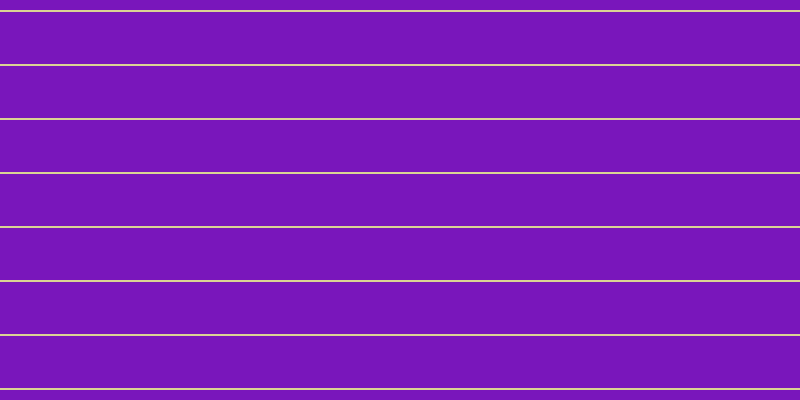 #7916bb, #dbd393 horizontal lines, two pixels wide, fifty-two pixels apart